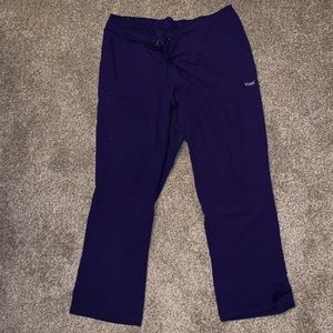 Grey’s Anatomy deep purple scrub pants